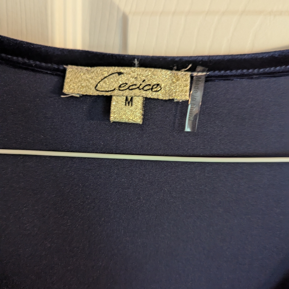 Blue Velvet Long sleeve Skater Dress - Picture 2 of 6